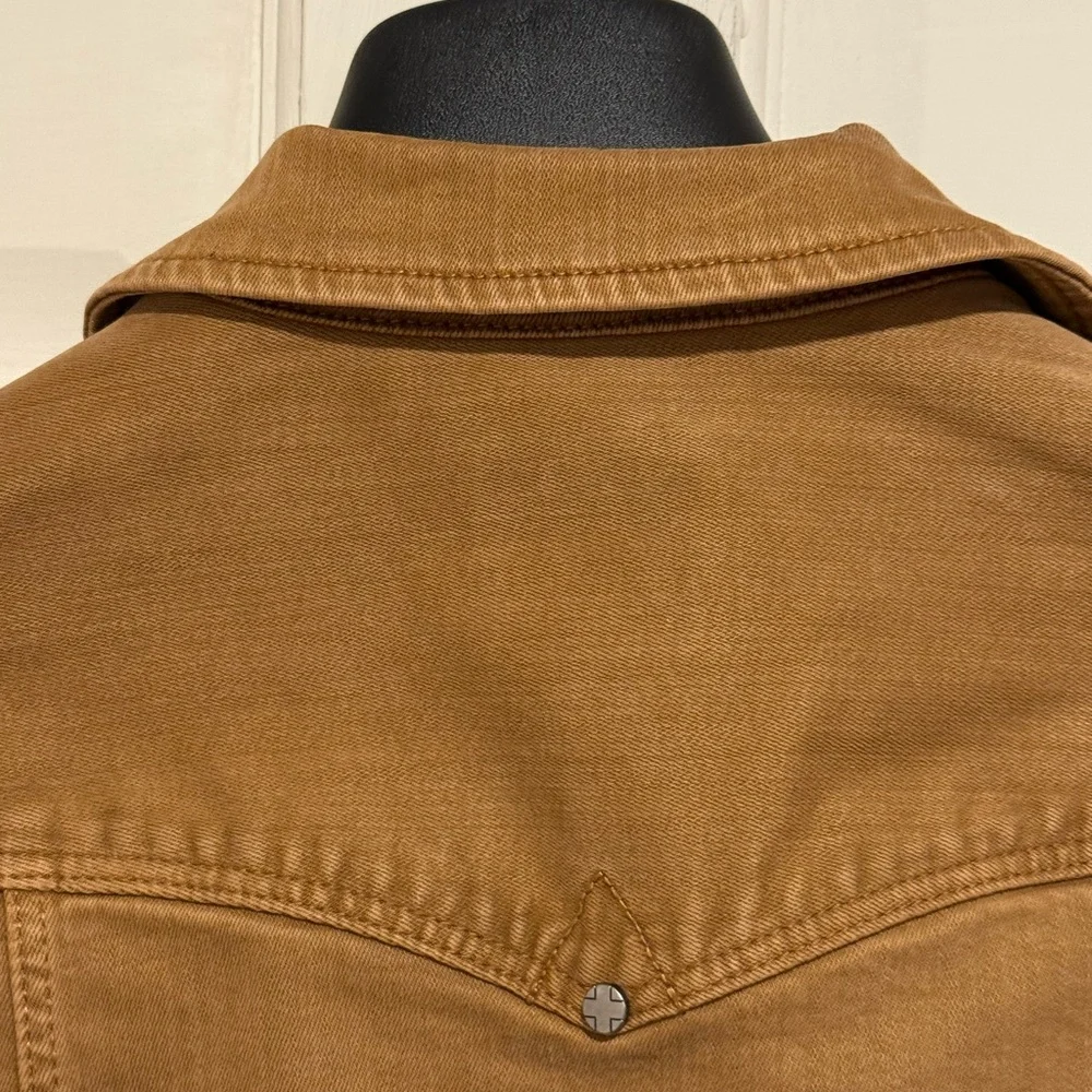 Liverpool Los Angeles NWT Size XS Brown/Tan  Denim Long Sleeve Jacket (0600) - Picture 5 of 16